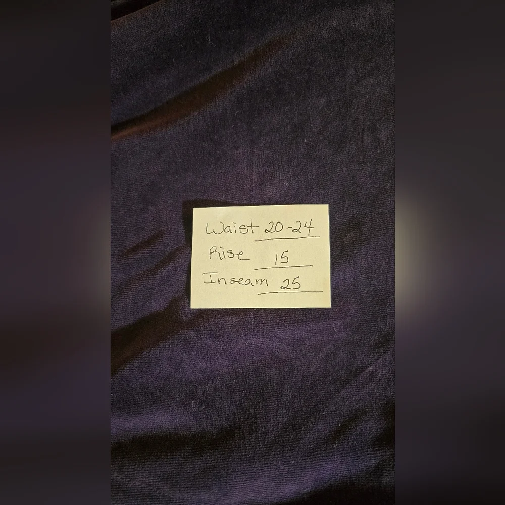 Liz Claiborne 3X Purple Velour Sweat Set - Picture 7 of 10